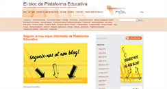 Desktop Screenshot of bloc.plataformaeducativa.org