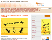 Tablet Screenshot of bloc.plataformaeducativa.org